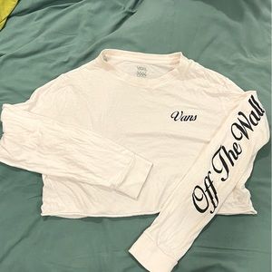 Vans Off The Wall Crop Top Long Sleeve